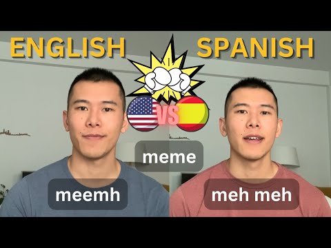 English vs Spanish Pronunciation (side-by-side comparison)