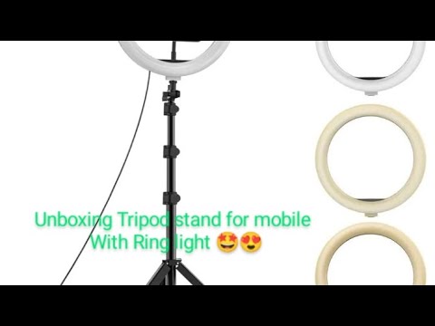 tripod stand for mobile with Ring light|#viralvideo