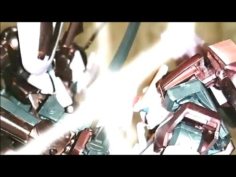 【コマ撮り・ガンプラ】トランザムライザーVSスサノオ　(トランザム対決テスト動画) 機動戦士ガンダムダブルオー