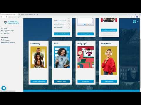 UCT Online High School - Online Campus Walkthrough