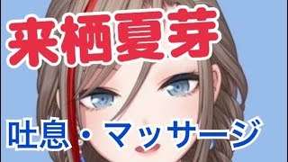 【来栖夏芽】吐息、マッサージシーンまとめ【ASMR/切り抜き】