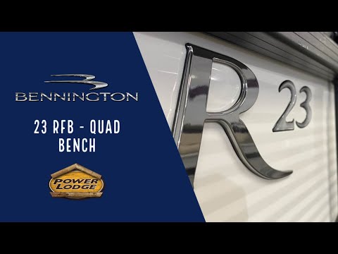 Luxurious Bennington 23 RFB - Quad Bench Tri-toon w/ Yamaha VF250