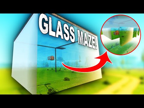 I Built a 3D GLASS MAZE to Frustrate My Friends!