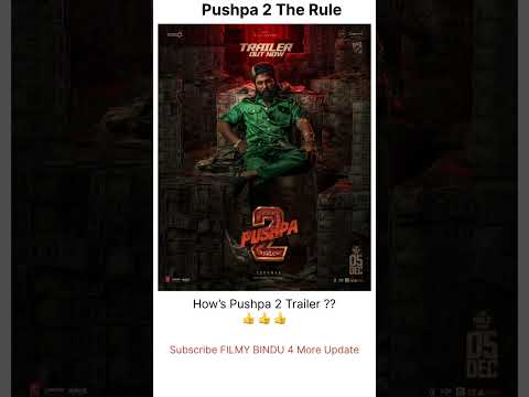 Pushpa 2 Trailer Reaction Review Rating Allu Arjun