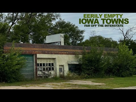 Eerily Empty IOWA Towns Far Off The Interstate