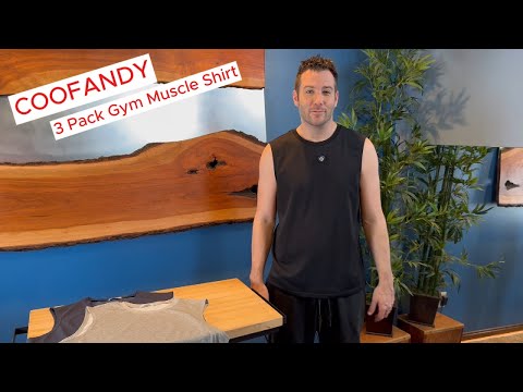 Coofandy 3 Pack Soft Gym Muscle Shirt, great for any workout! #coofandy #muscles #fitnessapparel