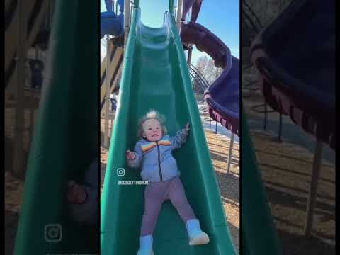 Funny Babies Playing Slide Fails - Cute Baby Videos