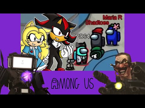 "MARIA AND SHADOW GREAT TEAM!" | Titan TV man & G-Man Toilet Reacts to Among Us on the Ark (Ep4)