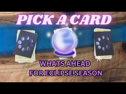 🌖 ECLIPSE SEASON 🌘 WHATS AHEAD 🥸 pick a card tarot reading