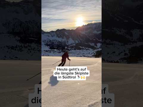 Ich liebe diese Abfahrt 😍🙌🤩 #ski #dolomiten #winter #berge #gröden