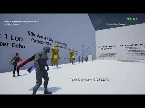 Paint Task Speed Showcase - Runtime Vertex Color Paint & Detection Plugin