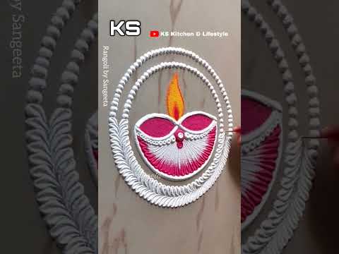 Best Rangoli Tricks by Sangeeta| Deepavali, Sankranti, Dhanteras and Diwali Simple Rangoli