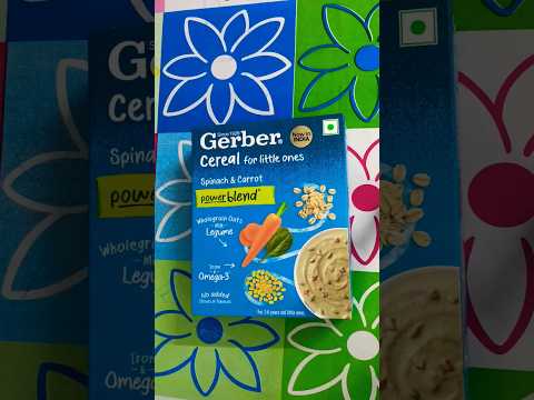 #gerbercereal #babyfood #gerber #viral #trending #ytshort #youtube #short #viralvideo #mombabycorner