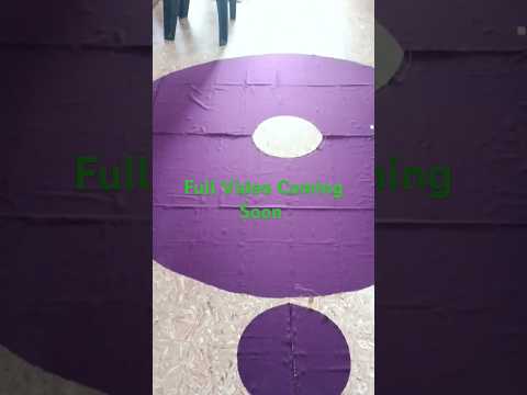 Saree Convert into Full Circle Umbrella Frock Cutting ✂️ With Simple Method #fashion #shortsviral