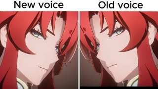 Argenti Old Voice Vs New Voice SIde By Side - Honkai Star Rail