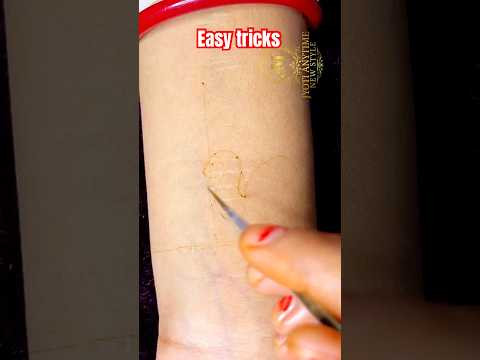 Easy Mehndi tricks #mehndidesigns #mehndi #jyotianytimenewstyle #diwalispecial #mehnditrick