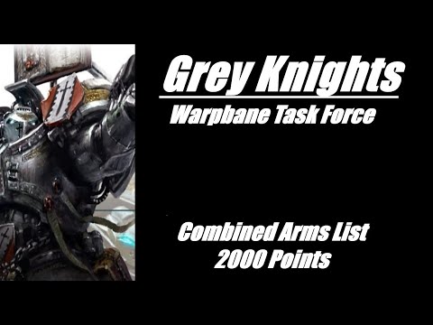 Grey Knights Combined Arms List Warpbane Task Force Warhammer 40K 10th Edition