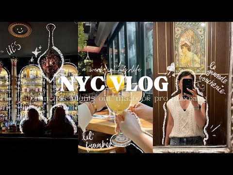 NYC VLOG | WEEK IN MY LIFE | PIER 17, BRUNCHES, UES SPEAKEASY, MACBOOK PRO M1 PRO UNBOXING | lexaire