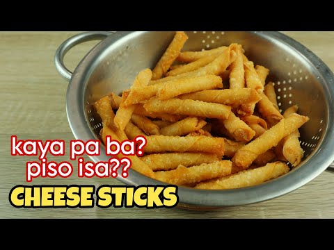 MINI CHEESE STICKS PANG EXTRA INCOME SA MALIIT NA PUHUNAN