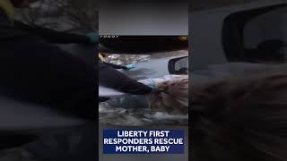 Liberty, Missouri, first responders rescue woman, 6-month-old baby after vehicle flips into creek