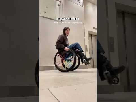 Who do you think did the best? 😂  #wheelie #wheelchair #disabled