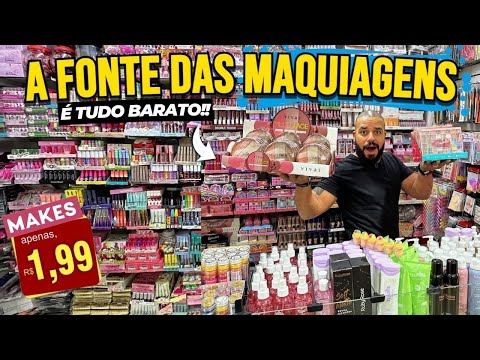 MAQUIAGEM NA 25 de MARÇO R$ 1,99 DESCUBRA O FORNECEDOR MAQUIAGEM TOP LOJA MAQUIAGEM 25 DE MARÇO SP