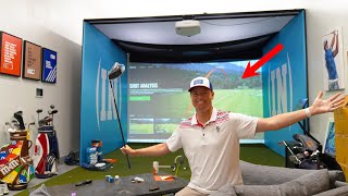 Golf Simulator in our New Home!