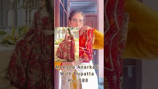 Meesho Anarkali with Dupatta Rs/-688❤️#anarkali #meesho #viralvideos #unboxing #arti Chaudhary