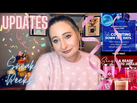 BATH & BODY WORKS UPDATES! SNEAK PEEKS FOR SPRING 2025 & VALENTINES DAY  BLACK FRIDAY & CYBER MONDAY