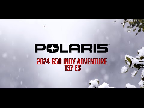 New 2024 Polaris 650 INDY ADVENTURE 137 ES!