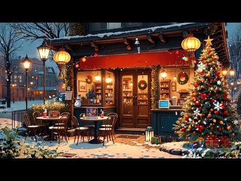 Peaceful Christmas 🎄 90's Lofi City in Snowy Night ~  Lofi Hip Hop - Smooth Lofi to Relax/Calm/Heal