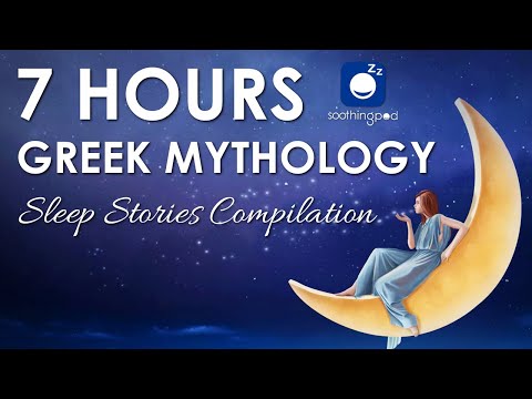 Bedtime Sleep Stories | 💙 7 HRS Greek Mythology Stories compilation 🔥 | Greek Gods & Goddesses