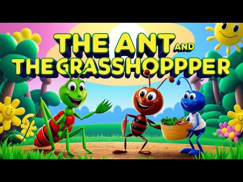 "🐜🎶 The Ant & the Grasshopper: Fun Nursery Rhyme Adventure for Kids! 🎉 Sing-Along!”