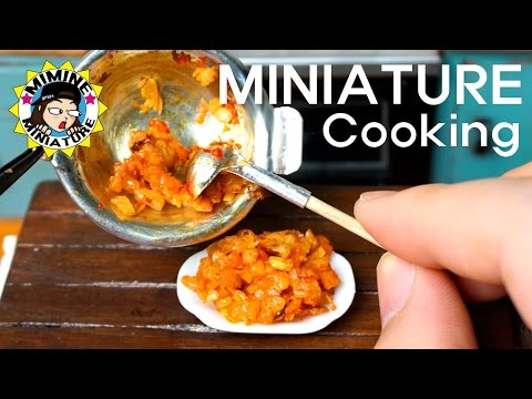 (ENG)Miniature Real Cooking – Spam and Kimchi Fried Rice