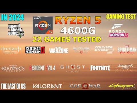 Ryzen 5 4600G Vega 7 : Test in 22 Games in 2024 - is it still Worth?