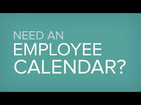 Employee Holiday Calendar