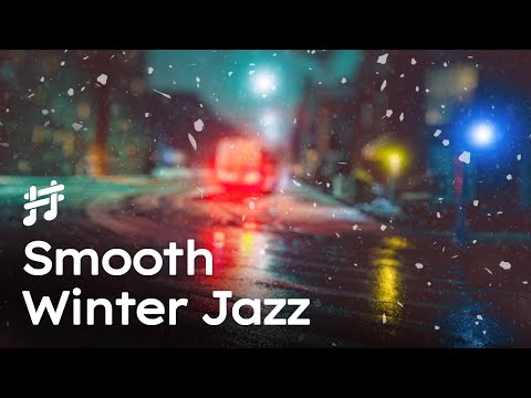 Winter Jazz - Snowing Winter Mood Smooth & Slow Jazz, Relaxing Soft Piano Music