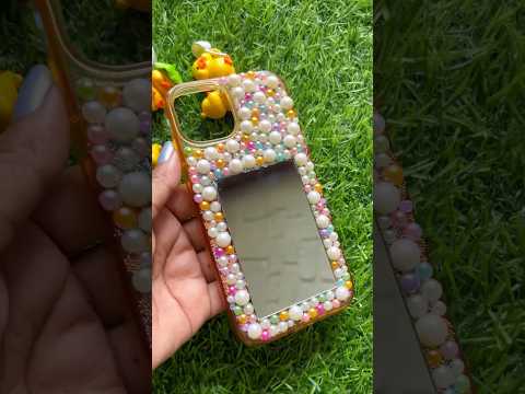 Easy and beautiful phone cover painting #mobilecoverart #shorts #youtubepartner #viral