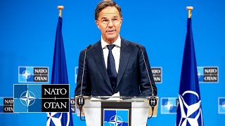 NATO Secretary General Mark Rutte's first press conference, 01 OCT 2024