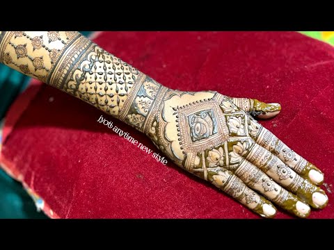 Mehndi designs back side simple | wedding mehndi designs for hands | easy bridal mehndi designs