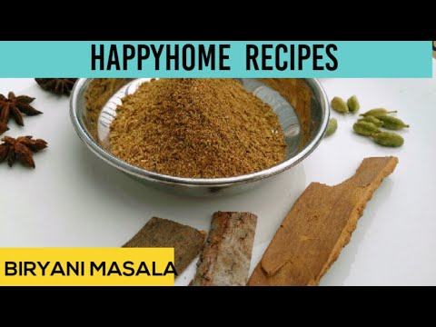 Aromatic biryani masala recipe| பிரியாணி மசாலா