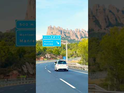 Montserrat Barcelona España #youtubeshorts #shorts #short #montserrat #barcelona #driving