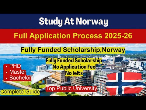 🇳🇴 Study in Norway | Fully Funded Scholarships for BS, Master & PhD 2024-25 | No IELTS | No Fee 🎓