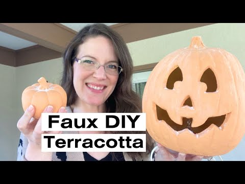 Pottery Barn DUPE - Faux Terracotta Paint DIY