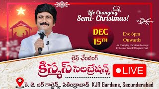 #Hyderabad Semi-Christmas #Celebrations, Dec 15th, 2024- P.J.Stephen Paul & Shaila Paul Live