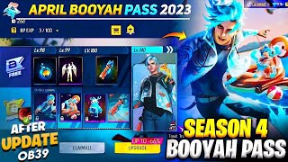 APRIL BOOYAH PASS FREE FIRE 2023 | NEXT BOOYAH PASS IN FREE FIRE | SEASON 4 BOOYAH PASS FREE FIRE