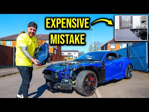 RESTORING MY CRASHED JAGUAR F TYPE SVR SEEMS IMPOSSIBLE