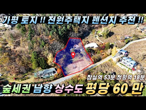 [NO.250] 가평 숲세권토지 전원주택지 펜션지 추천!! 484평 평당60만 #가평토지매매#가평토지급매#가평땅매매#가평땅급매