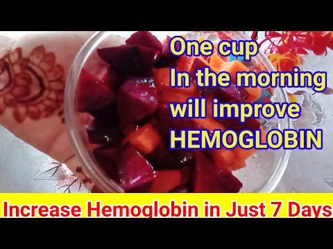 Increase Hemoglobin in Just 7 days! Iron Rich Drink! खून की कमी पूरा करें सिर्फ 7 दिनों में !