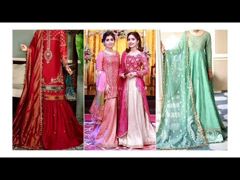 Stylish Beautiful Sharara dress party wear Sharara dress design2023 #viral❤💚💛💜💙